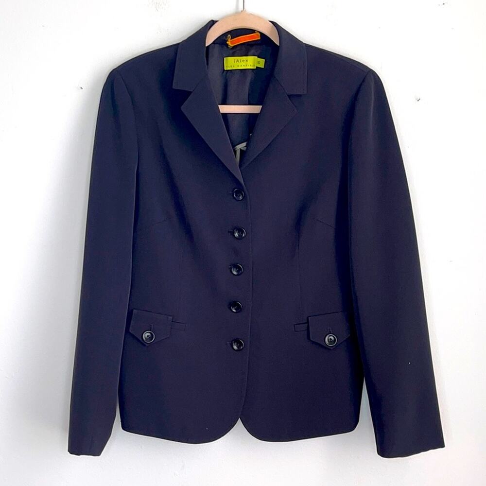 iAlex Alex Garfield button down blazer sz 10